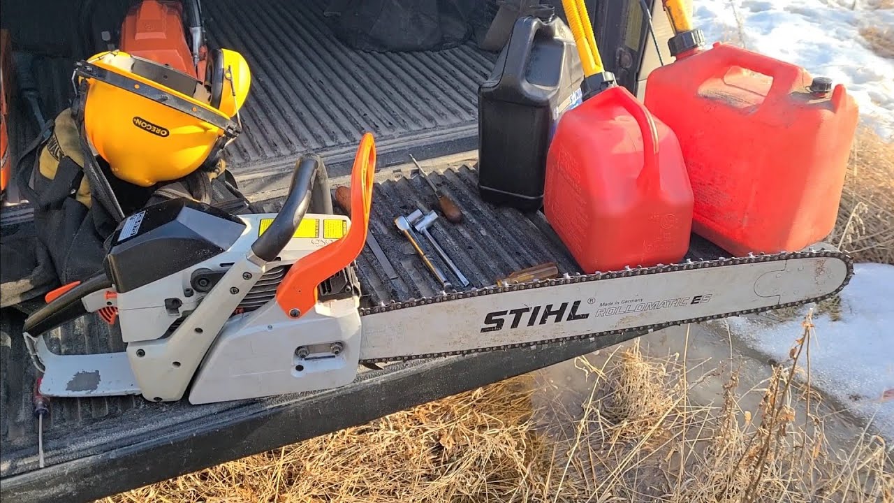 How to port a chainsaw part 14: How I break in a saw, first time in the wood. THIS SAW RIPS!!
