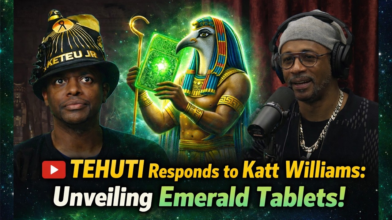 TEHUTI Responds to Katt Williams: Unveiling Emerald Tablets! - Killah Priest Podcraft Clip