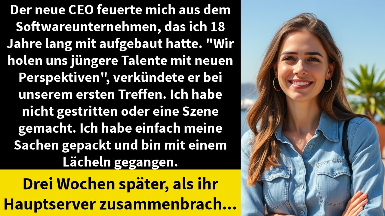 Der neue CEO feuerte mich aus dem Softwareunternehmen, das ich 18 Jahre lang mit aufgebaut hatte.