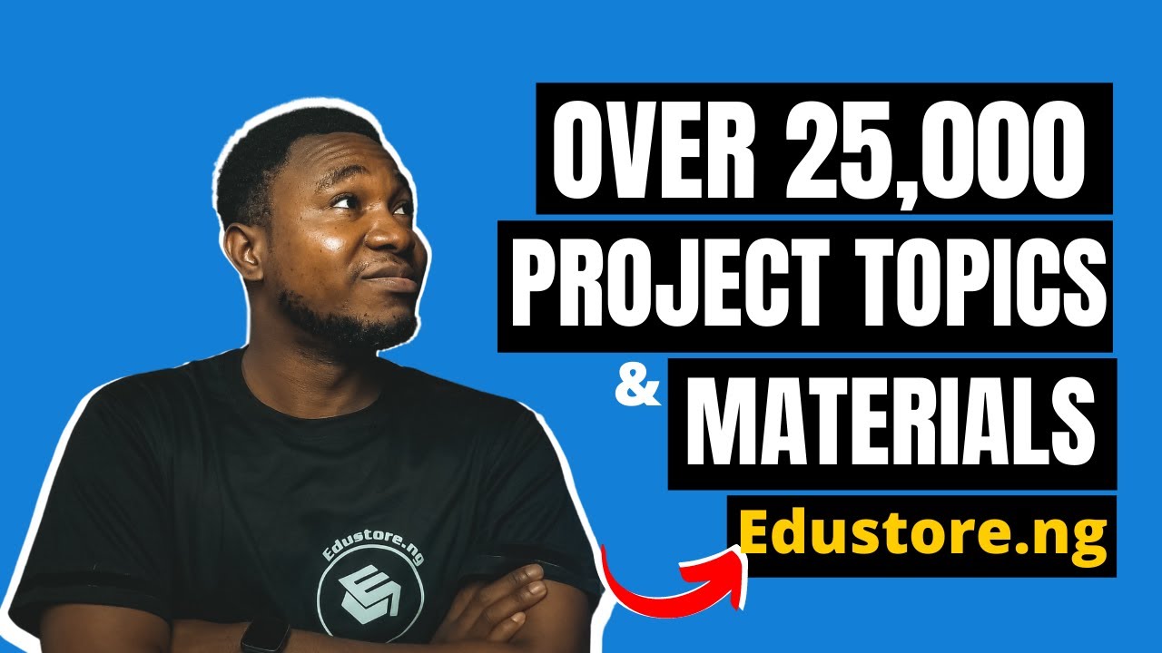 How To Get Free Final Year Project Topics and Research Materials