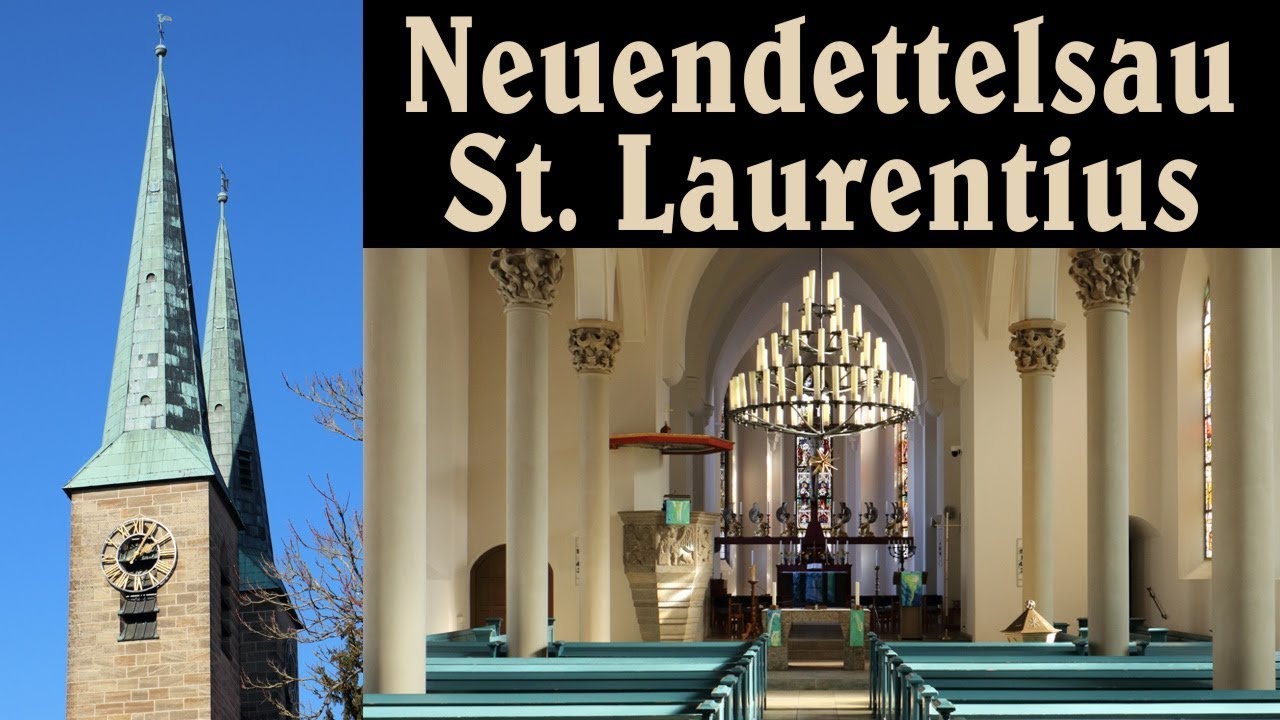 NEUENDETTELSAU (AN), Diakoniekirche St. Laurentius - Vollgeläut