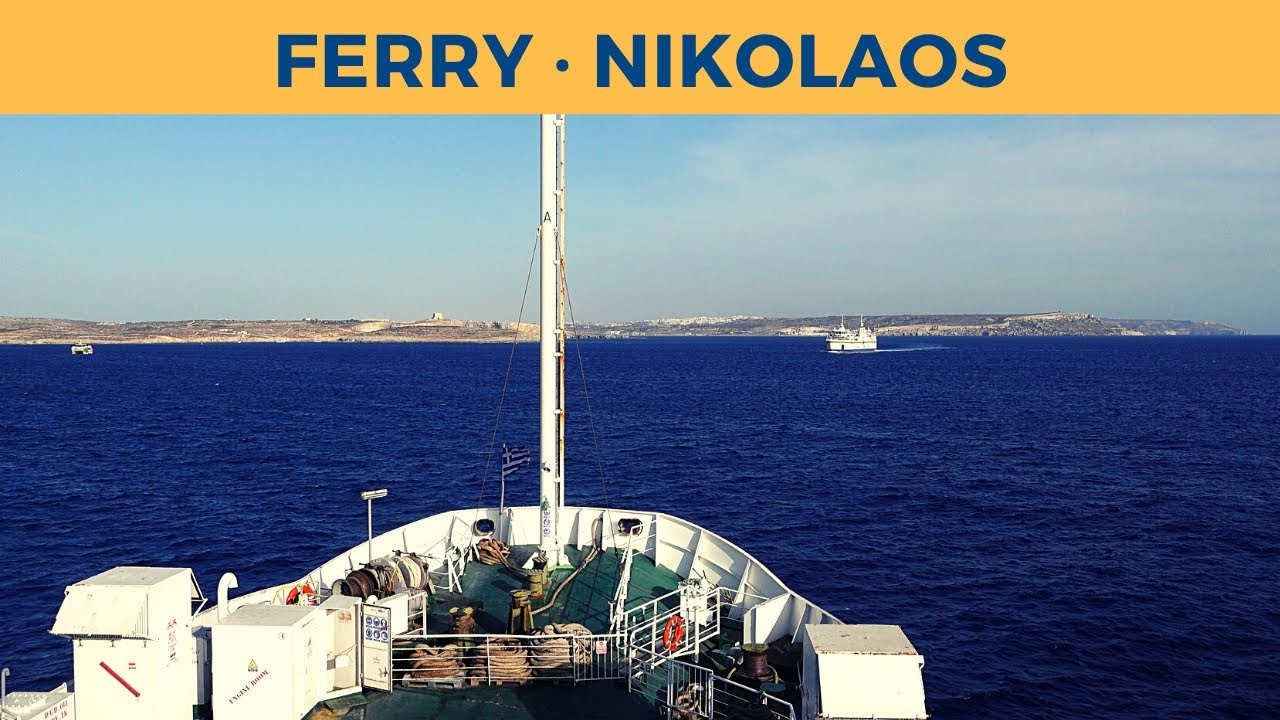 Passage on ferry NIKOLAOS, Mġarr - Ċirkewwa (Gozo Channel Line)