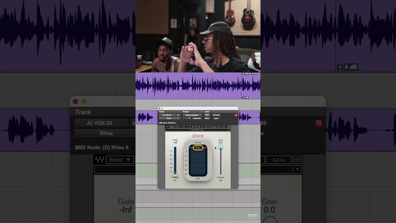 The RVOX Technique hold your vocals at the top of the mix!