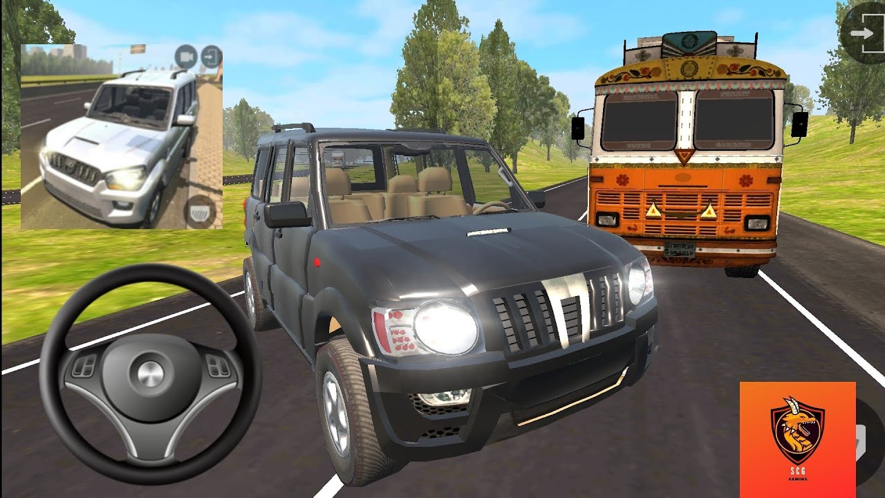 Indian Car Simulator 3D - Mahindra Scorpio Car Jump - Car Game Android Gameplay