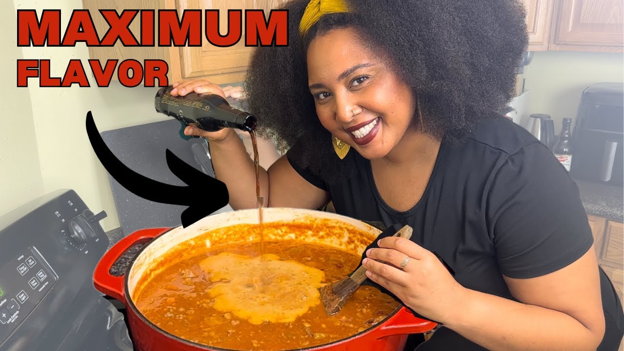 ONE Simple Trick to Make the BEST BEEFY CHILI You've EVER Had!