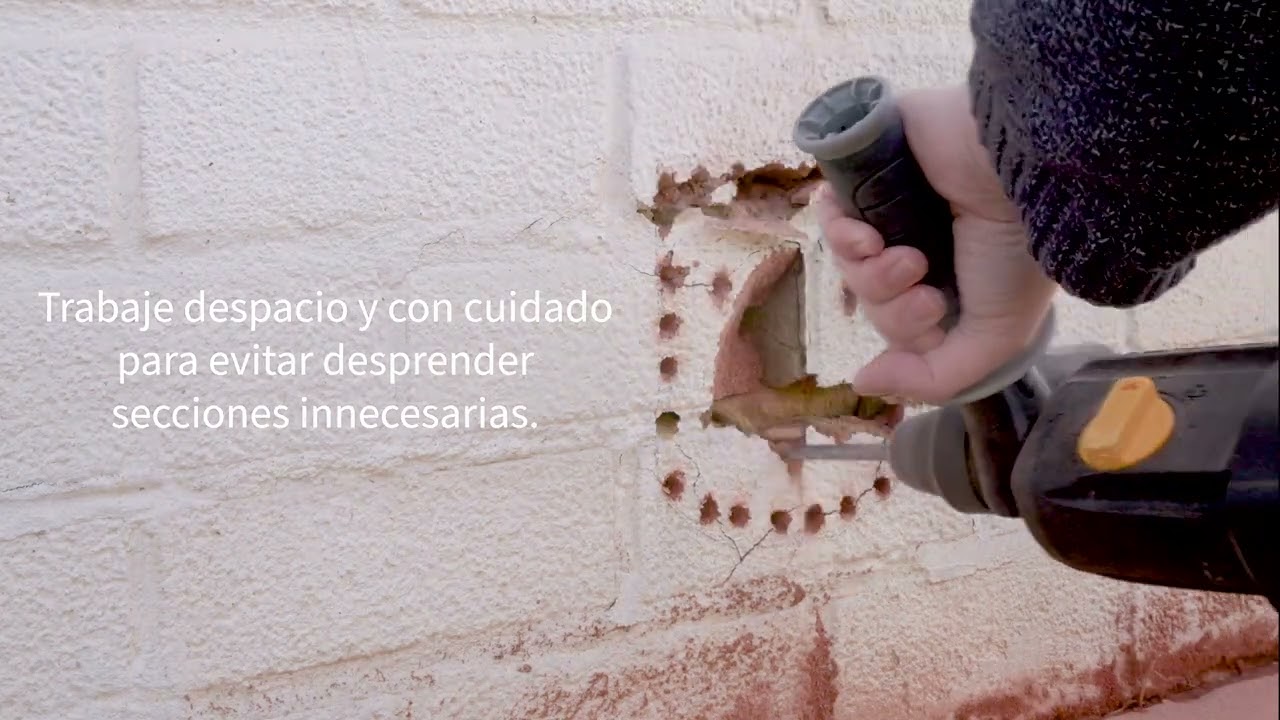 Gatera con lector de microchip - Instalación en la pared