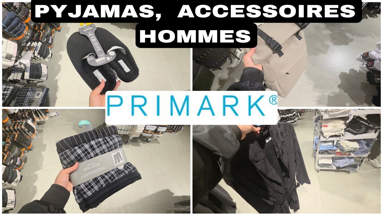 ARRIVAGE PRIMARK  - 4 SEPTEMBRE 2025 Pyjamas et accessoires hommes 