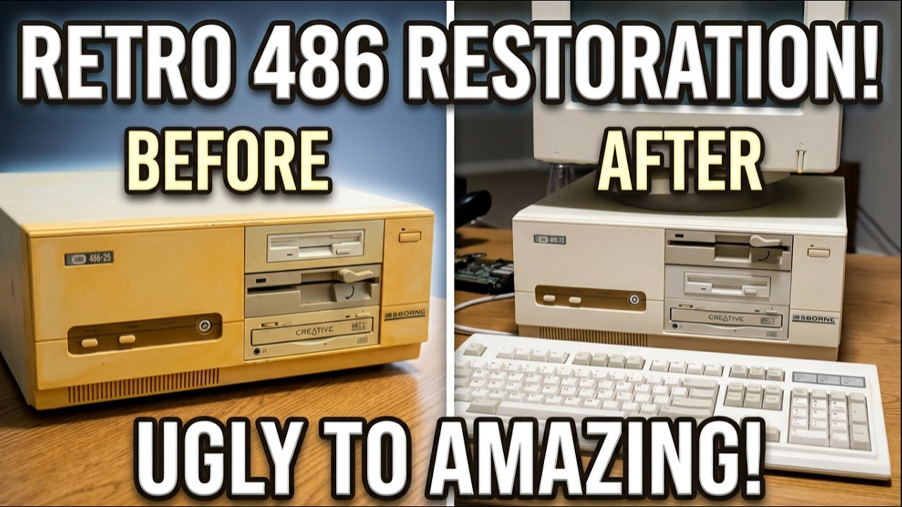 Restoring a 486DX25 PC | Booting Windows 3.11 on Real Hardware