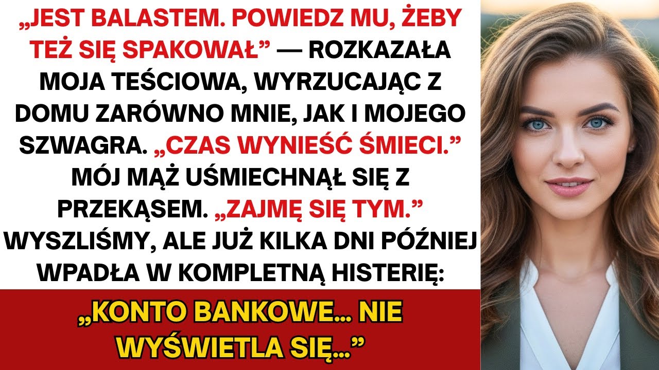 Mój szwagier i ja zostaliśmy wyrzuceni jak śmieci — kilka dni później rodzina męża w chaosie…