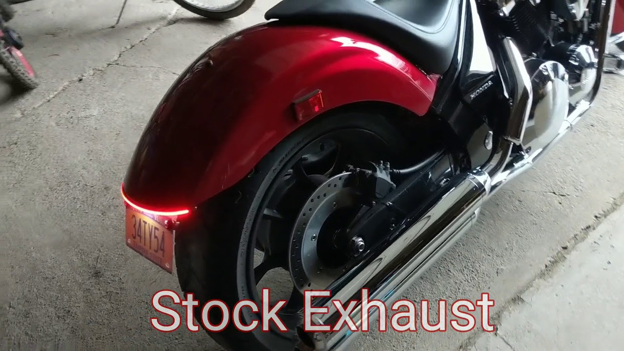 2018 Honda Fury Stock Exhaust Compared to the Cobra Swept Exhaust