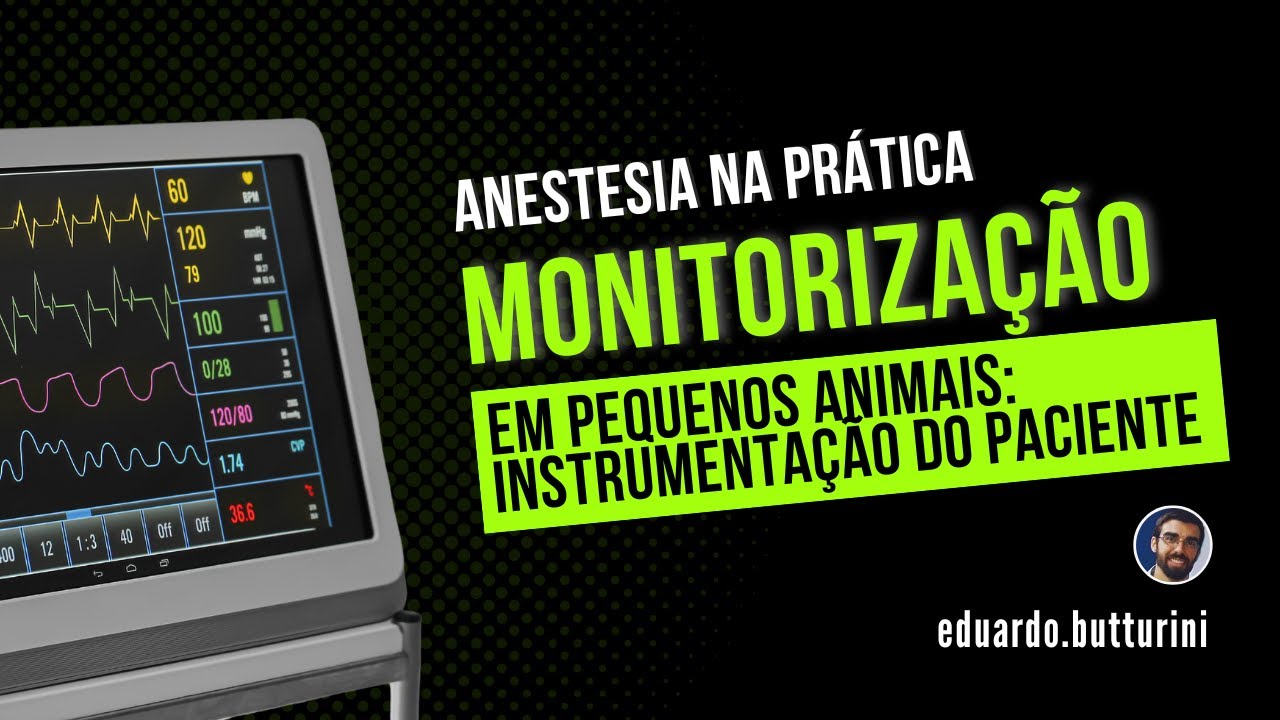 Monitorização em pequenos animais - instrumentação do monitor multiparâmetros