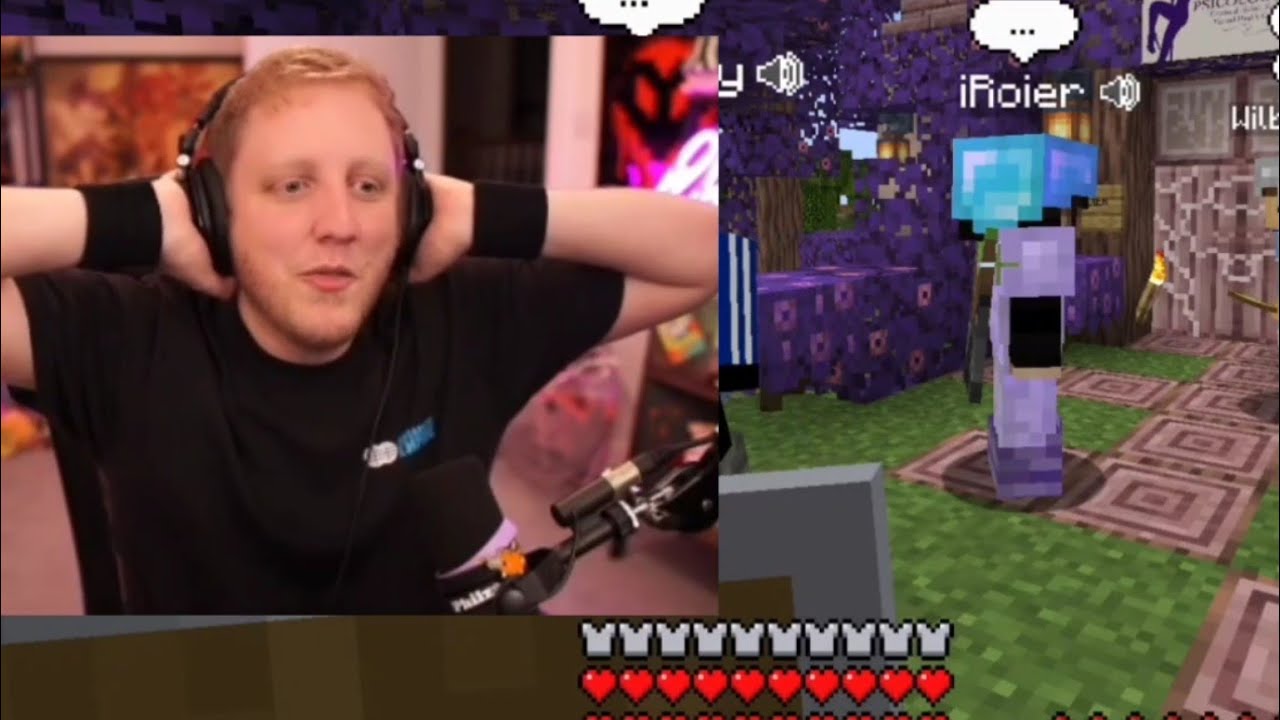 Реакция Филзы, когда Ройер говорит быстро 😂😂😂 WilburSoot и Quackity - QSMP