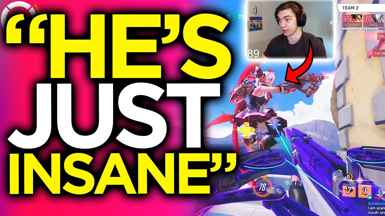 Фрея 1-го ранга буквально входит в топ-500 игроков 1 на 5! — Overwatch 2