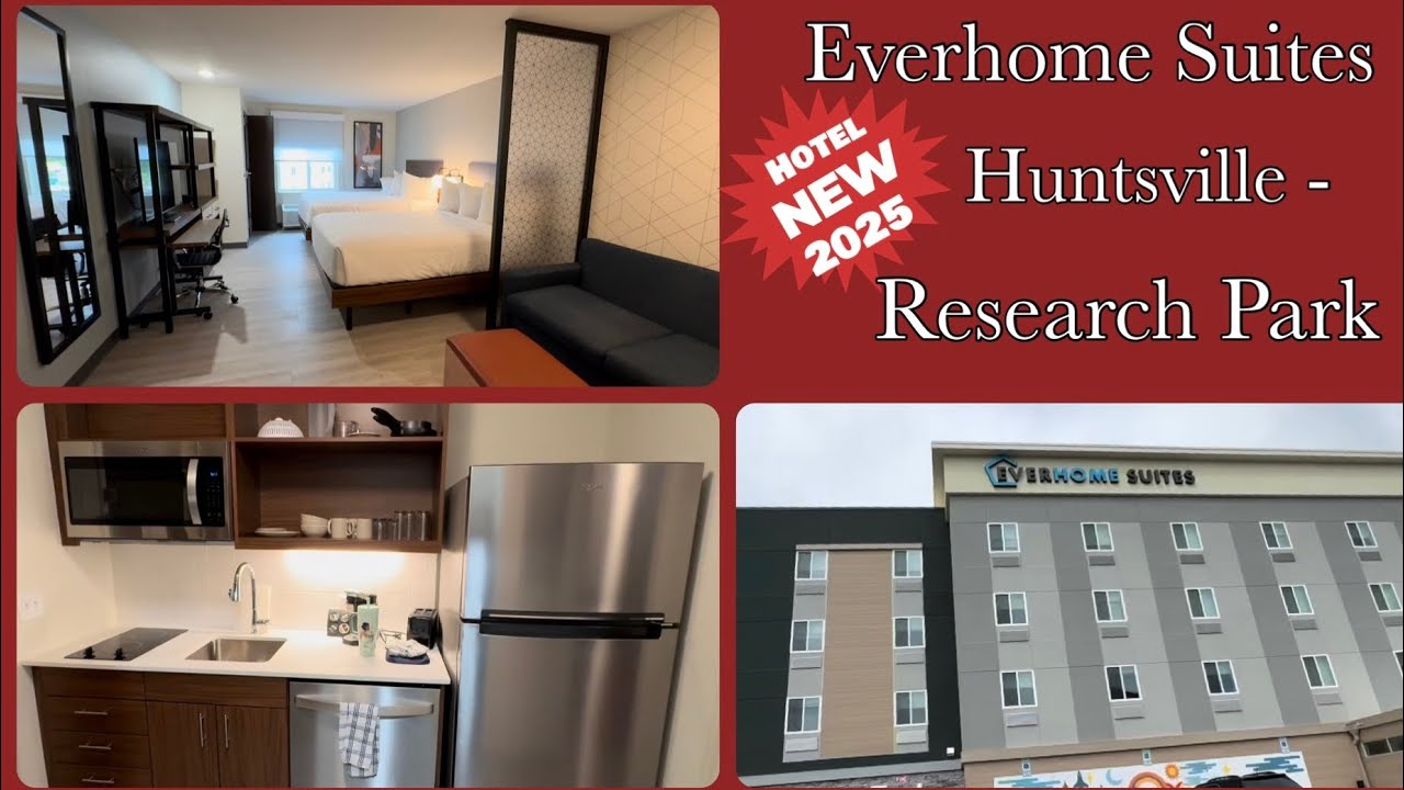 Everhome Suites, Huntsville Alabama | 3 minutes from UAH | 13 minutes from VBC concert hall