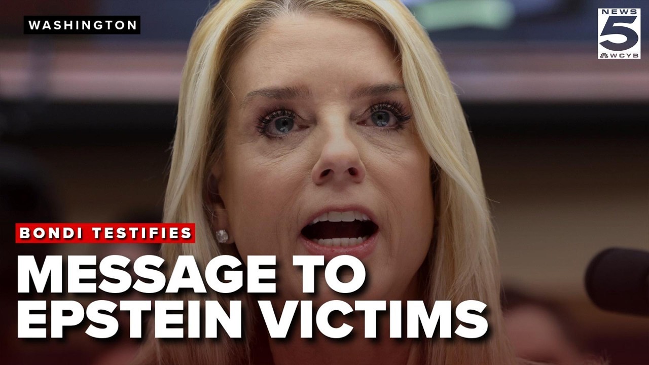 PAM BONDI testifies on EPSTEIN FILES release and her message to VICTIMS