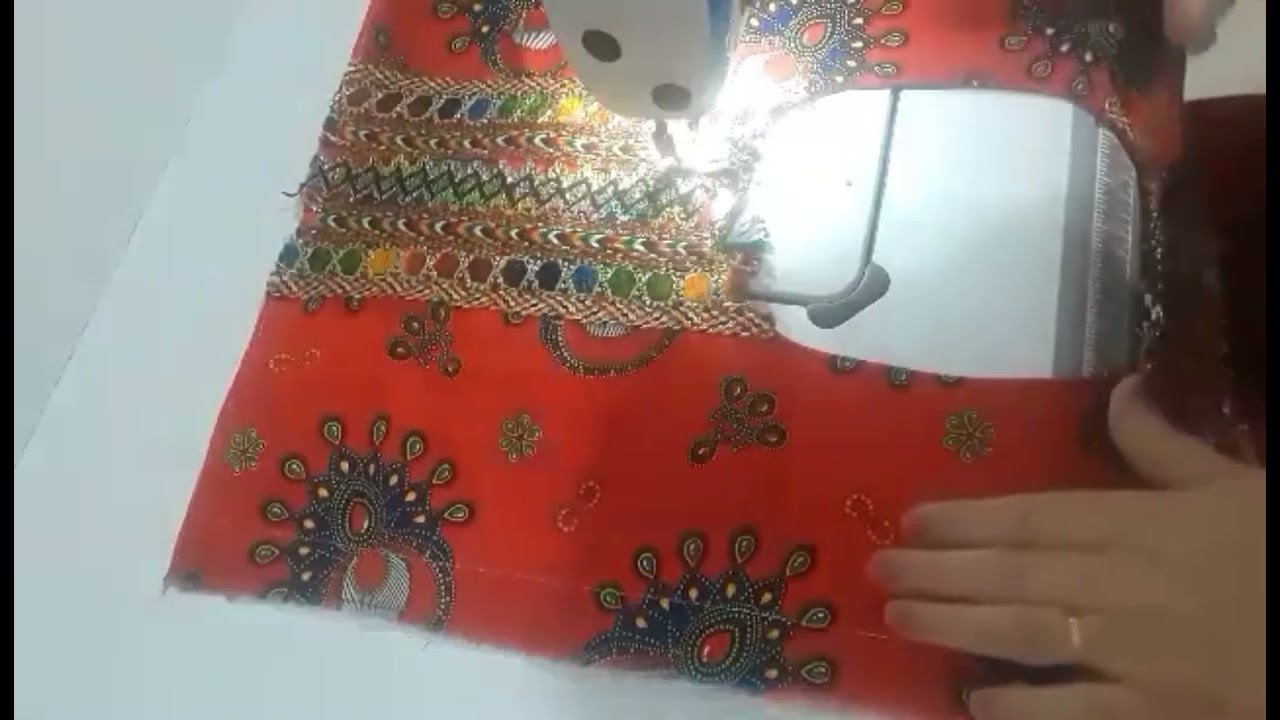 Création robe kabyle moderne part 1