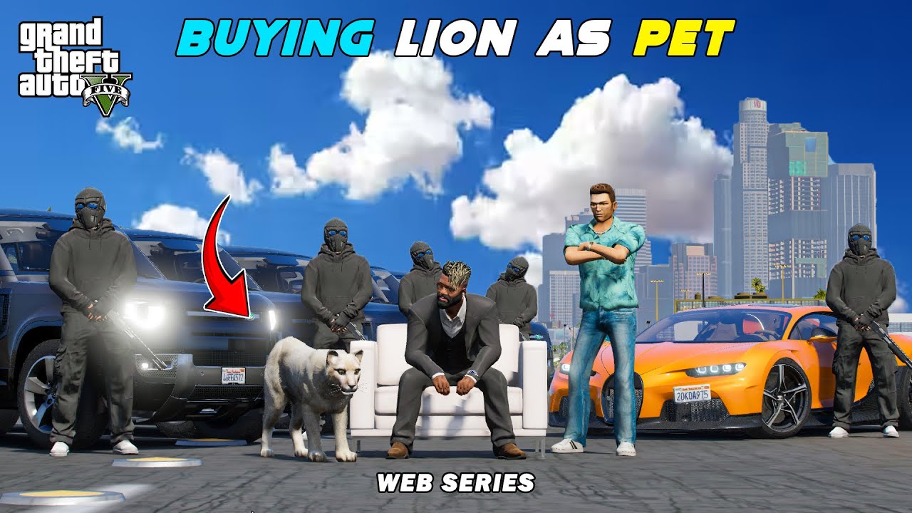 BUYING LION AS PET  | GTA 5 | GAMEPLAY 7