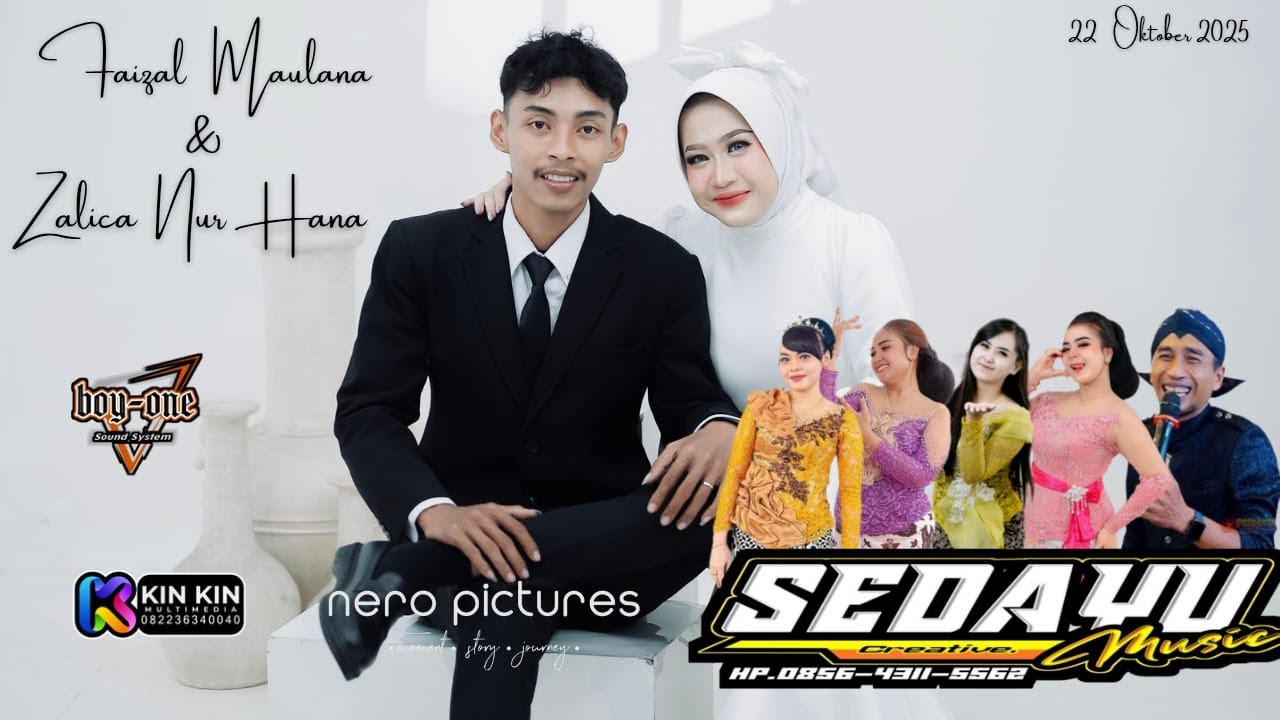 🔴📡Live  SEDAYU  MUSIC || WEDDING HANA & FAIZ  || NERO PICT || BOY ONE AUDIO || KIN KIN MULTIMEDIA ||