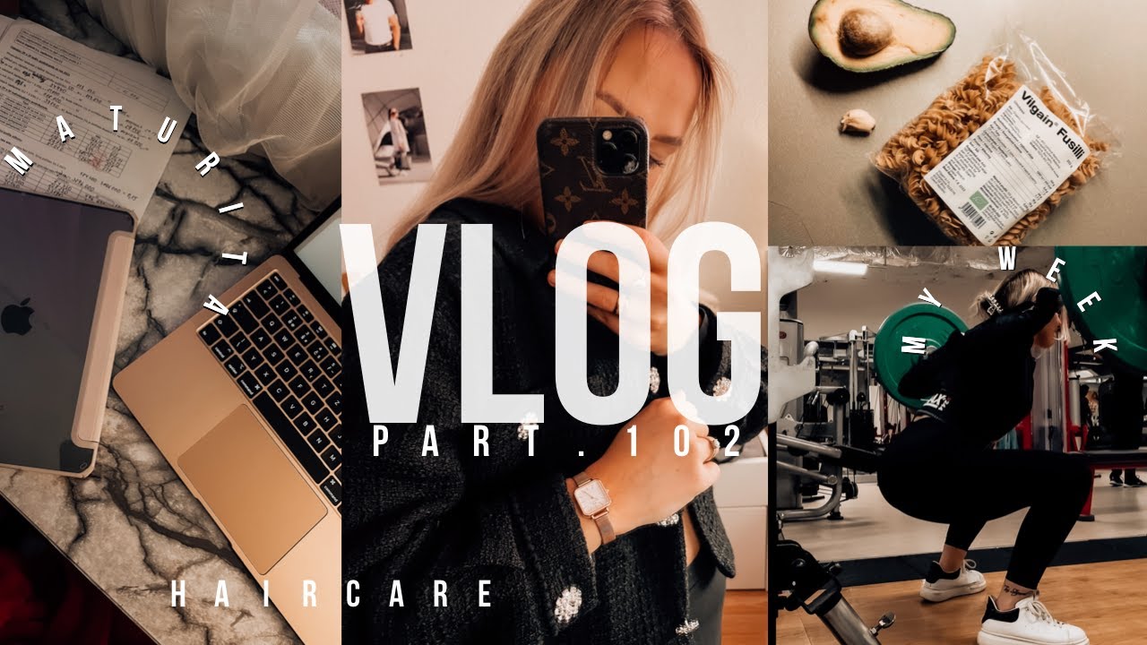 vlog part. 102 // moje produkty na vlasy & pár dní do maturity...