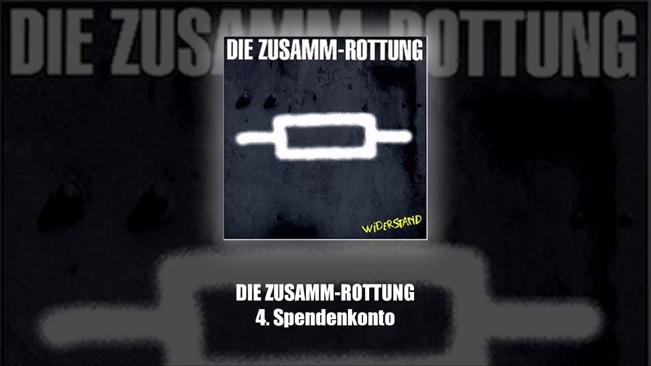 4 Die Zusamm-Rottung - Spendenkonto