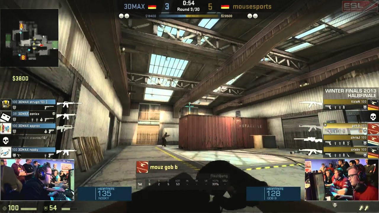 mousesports vs. 3DMAX - Map 1 - Halbfinale - EPS Finals Winter 2013