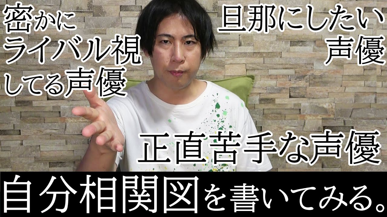 「自分相関図」を書いたら声優人間関係が丸ハダカに