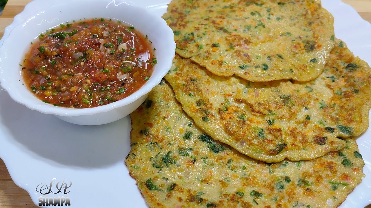 Завтрак/ужин с высоким содержанием белка. Простой, питательный и вкусный овсяный чилла. Овсяный ч...