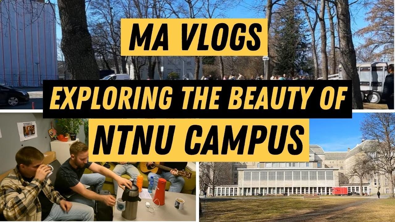 Exploring the Beauty of NTNU Campus | A Daily Vlog Tour of NTNU