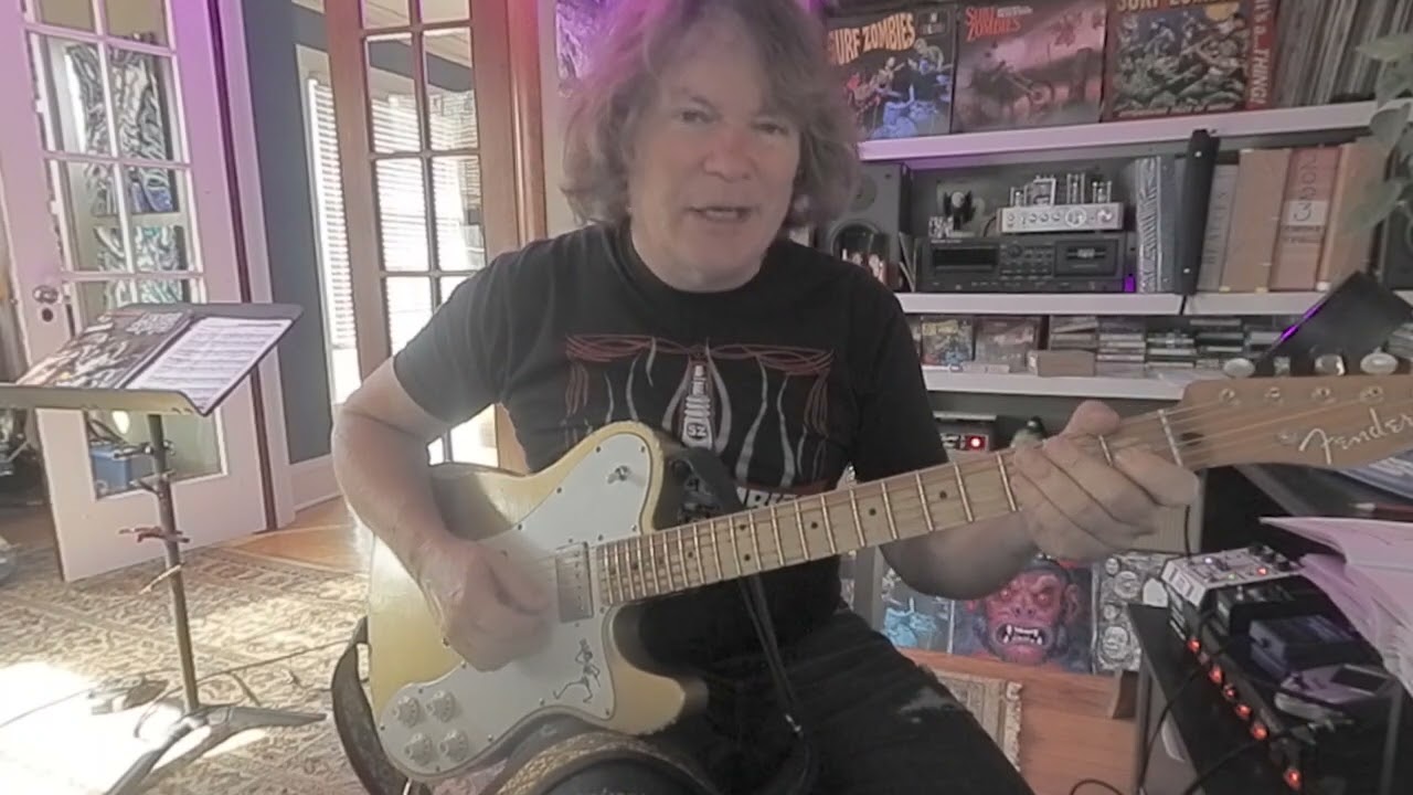 A minor scale long pattern string 1 and 2