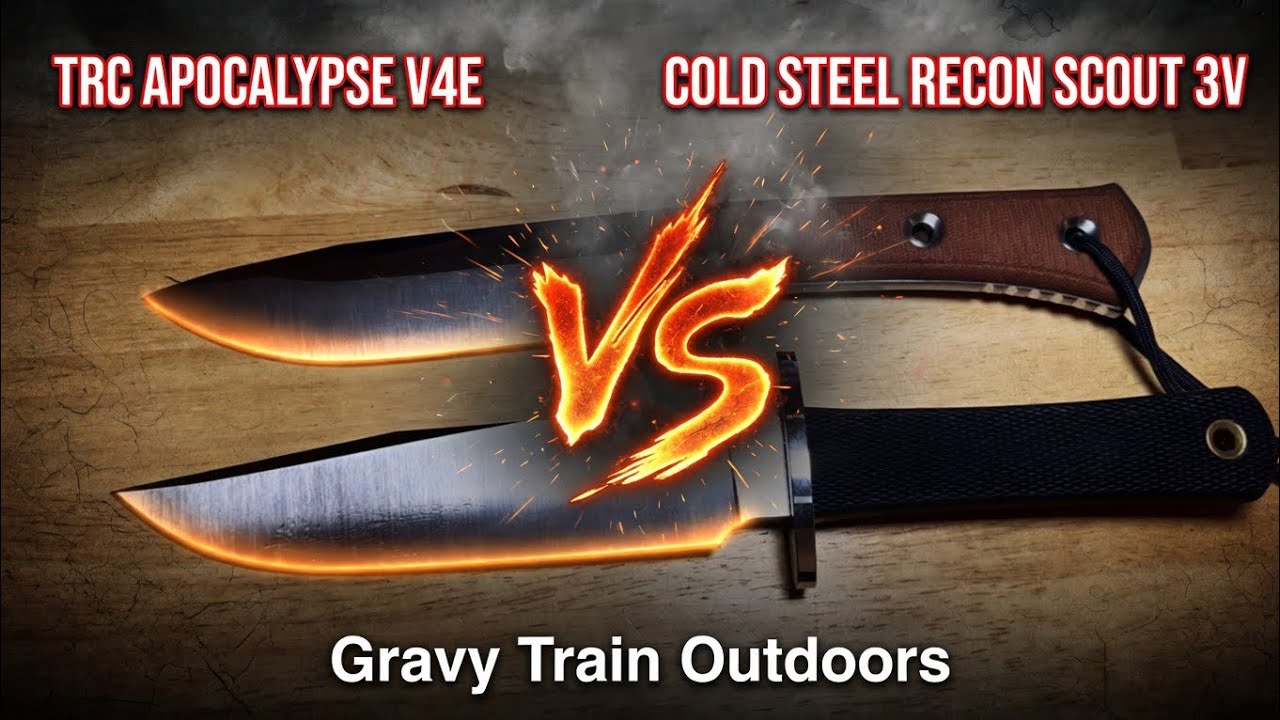 TRC Apocalypse V4E против Cold Steel Recon Scout 3V