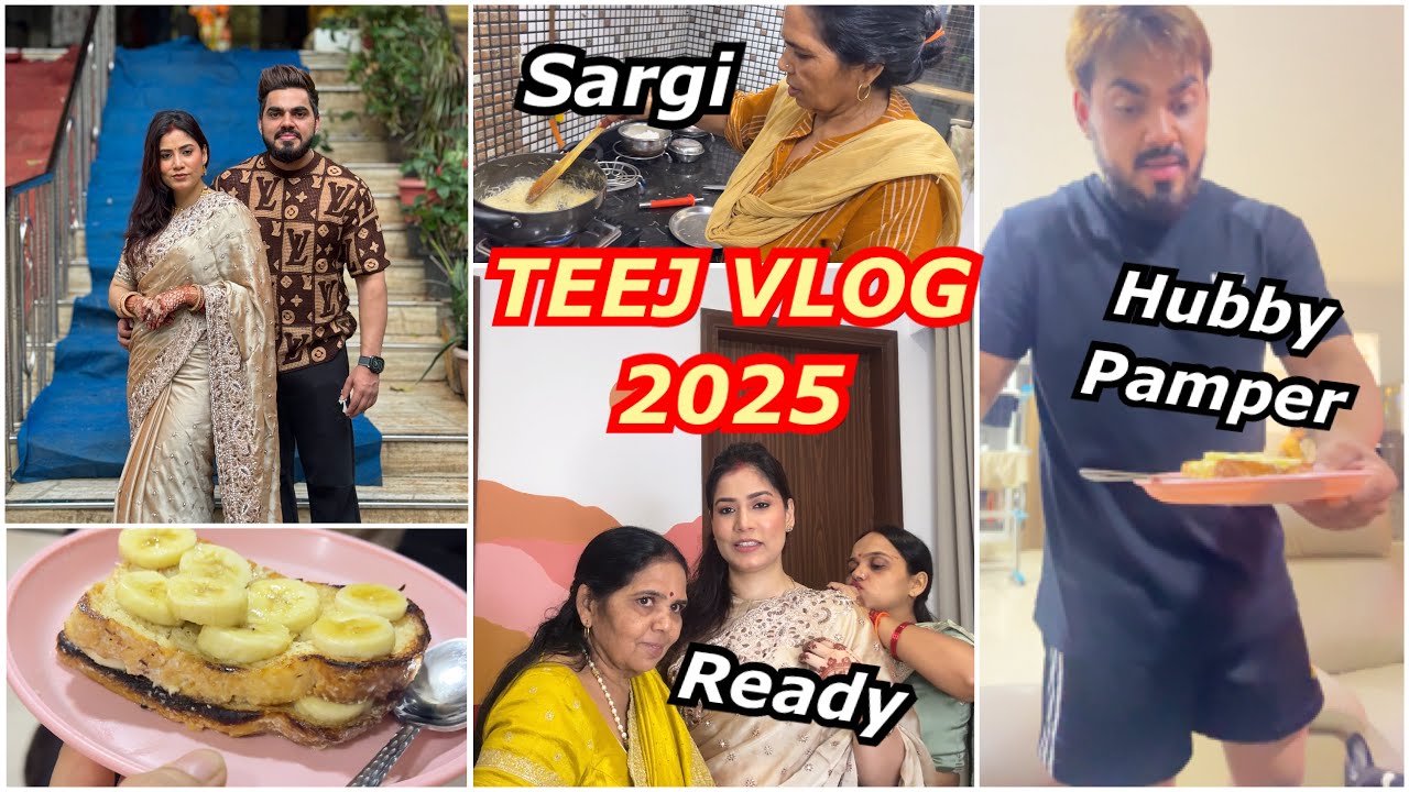 Special TEEJ Vlog❤️ Hubby Pamper, Saasu Maa Sargi & More! Sejal