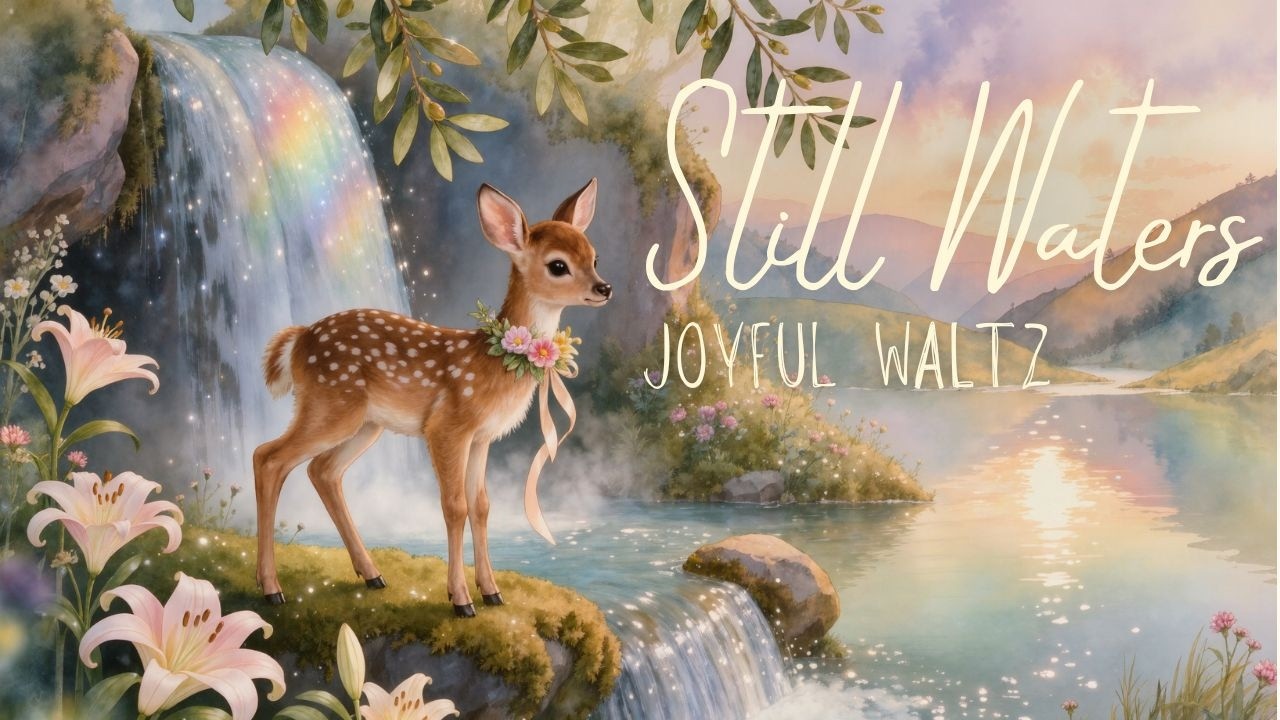 🕊️ Come and Rest Here | A Watercolor Garden with Soft Fairy Tale Music | Easter