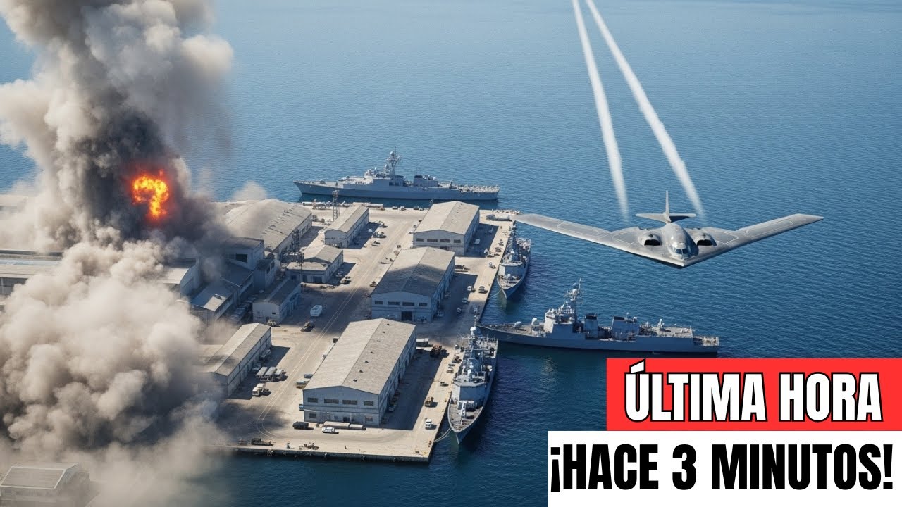 OPERACI&Oacute;N NOCTURNA: B-2 de EE.UU. ELIMINA COMPLEJO NAVAL VENEZOLANO &mdash; INFIERNO EN LA COSTA