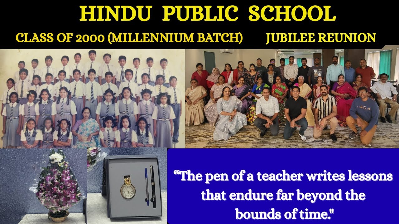 HINDU PUBLIC SCHOOL || 2000 -01 BATCH || SILVER JUBILEE REUNION || CELEBRATIONS ||