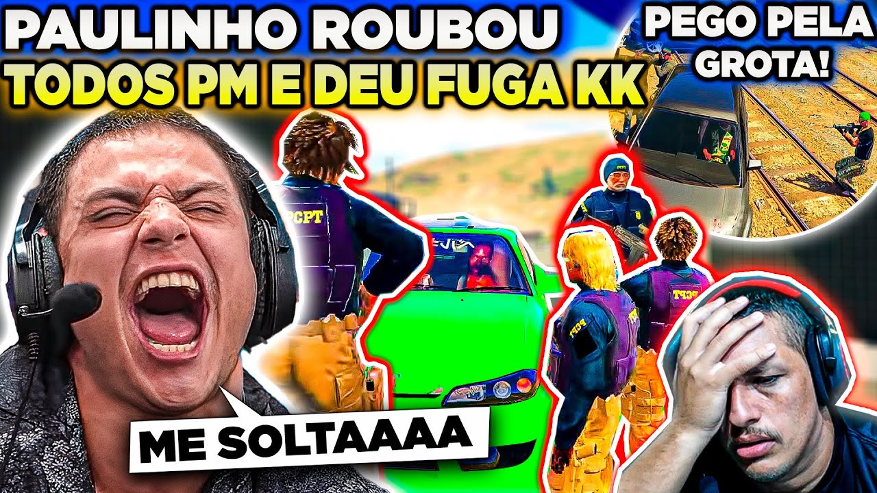O QUARTETO DA BAGUNÇA! T3NTARAM EMBOSCADA CONTRA GROTA! PAULINHO DA CALOTE NA PM, TODOS FOI ATRAS!😂🔥