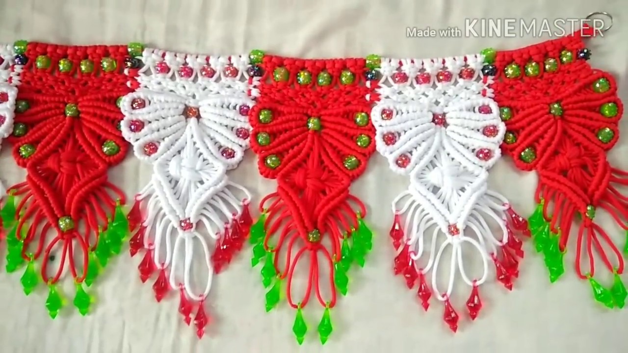 NEW DESIGN OF MACRAME TORAN