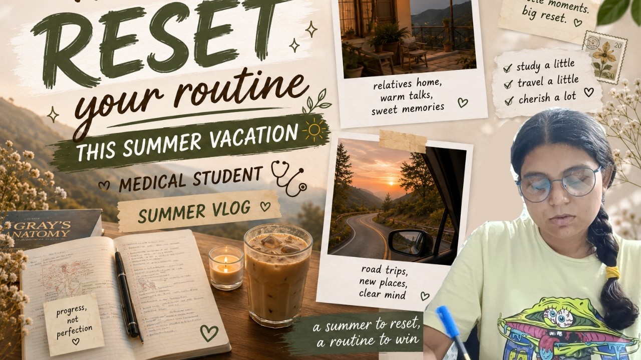 Resetting Summer Routine in Brown Family chaos: Medical Student Summer Vlog |