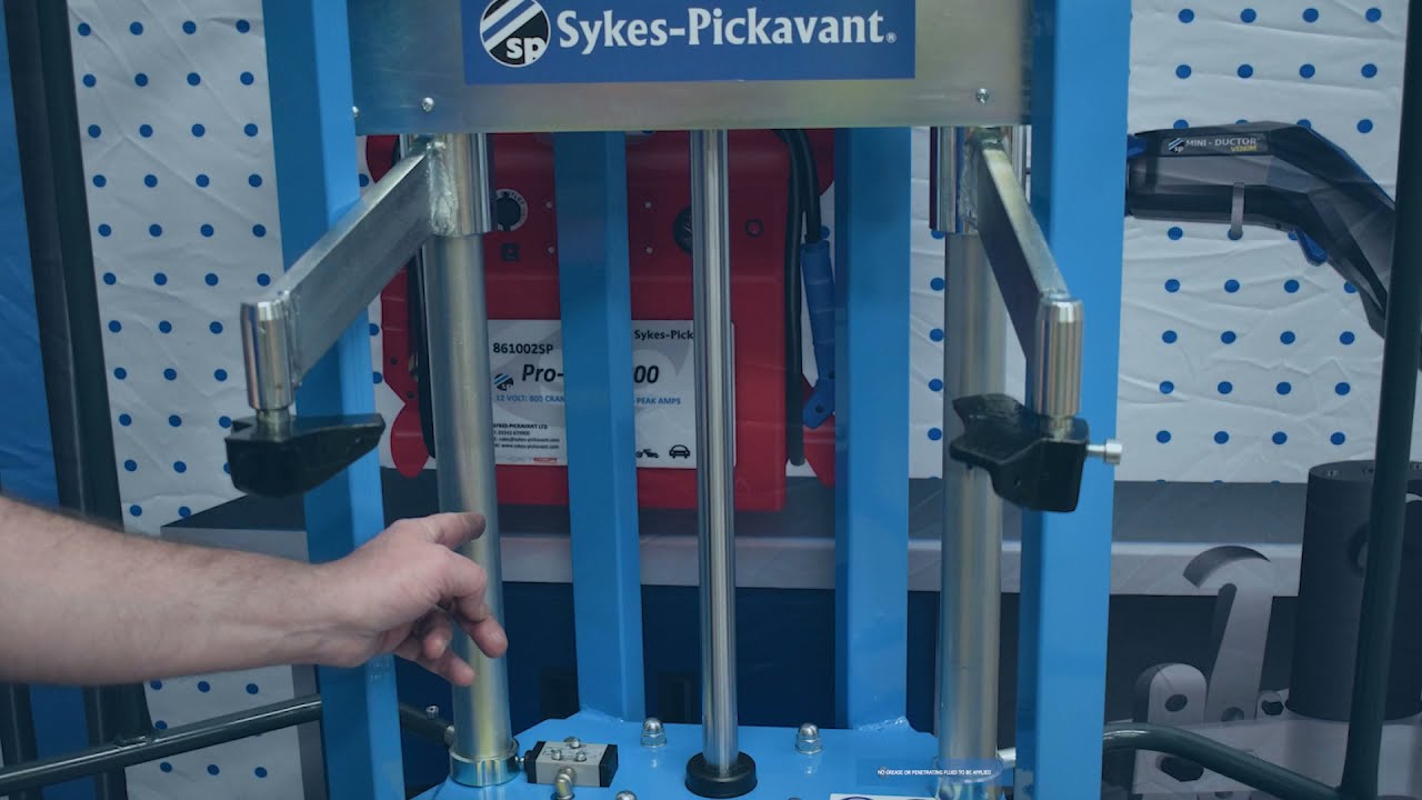 385800SP Pneumatic Coil Spring Compressor Workstation - Installation