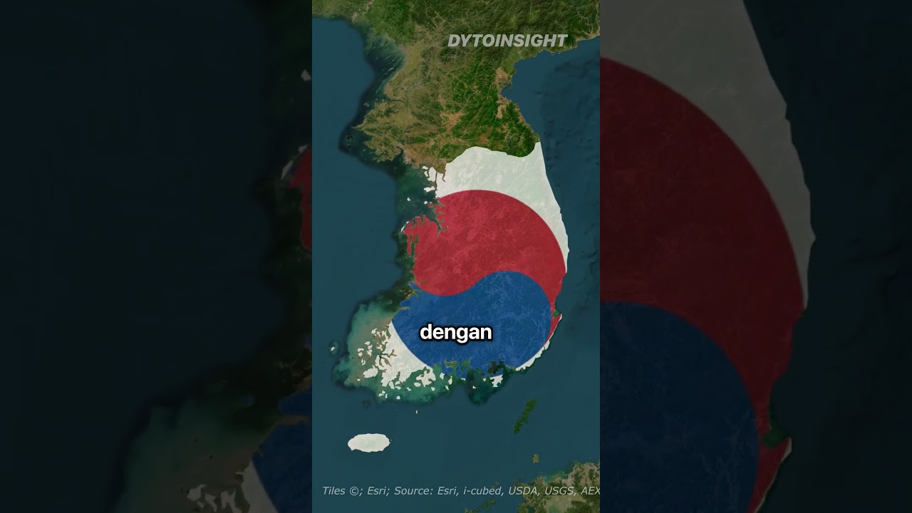 Tantangan Geografis Korea Selatan 😱 #shorts #dytoinsight