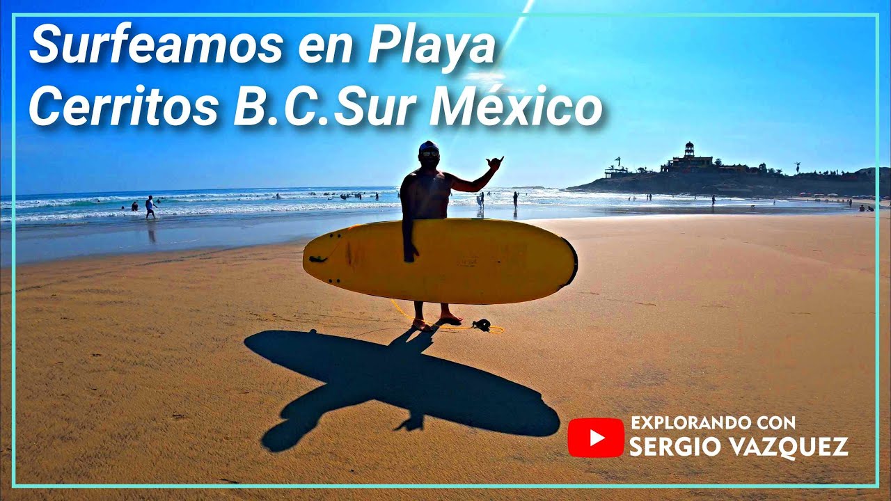 SURF en TODOS SANTOS B.C.Sur Mexico ven a practicar el Surf en esta bonita playa del Mar pacifico