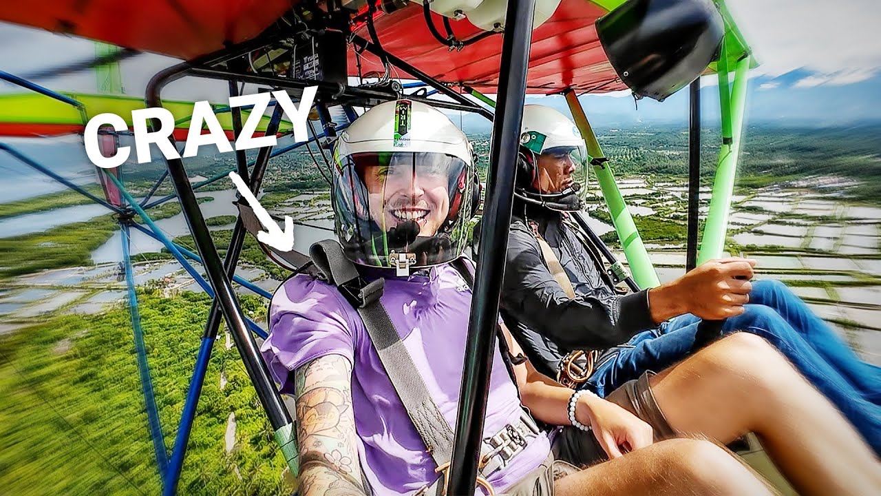$70 Ultralight Flight in Mindanao, Philippines! 🇵🇭