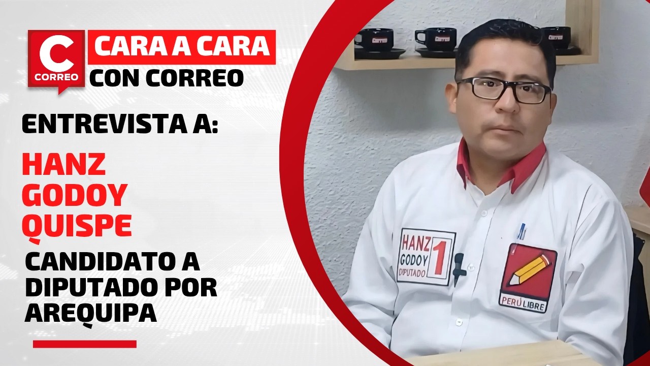 Cara a Cara con Correo: Entrevista a Hanz Godoy, candidato a diputado por Arequipa