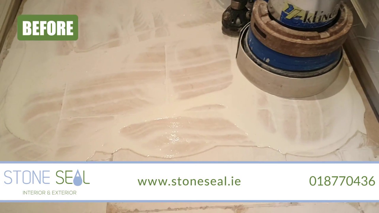 Amazing Transformation of a Marble Kitchen Floor