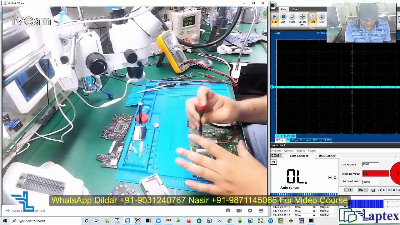 ASUS X555LD CPU Short Case Study HINDI | Online Chiplevel laptop Repairing Training Video Course