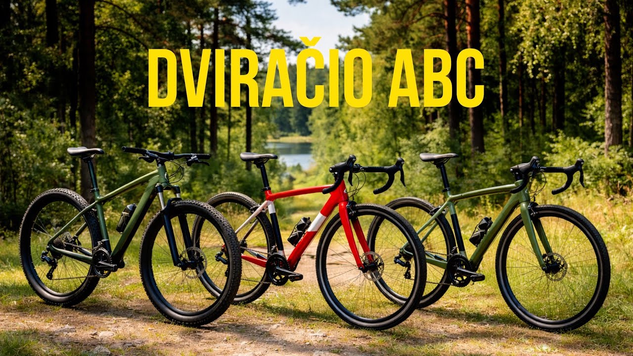 Kokį dviratį pirkti? Plentas, gravel ar MTB?