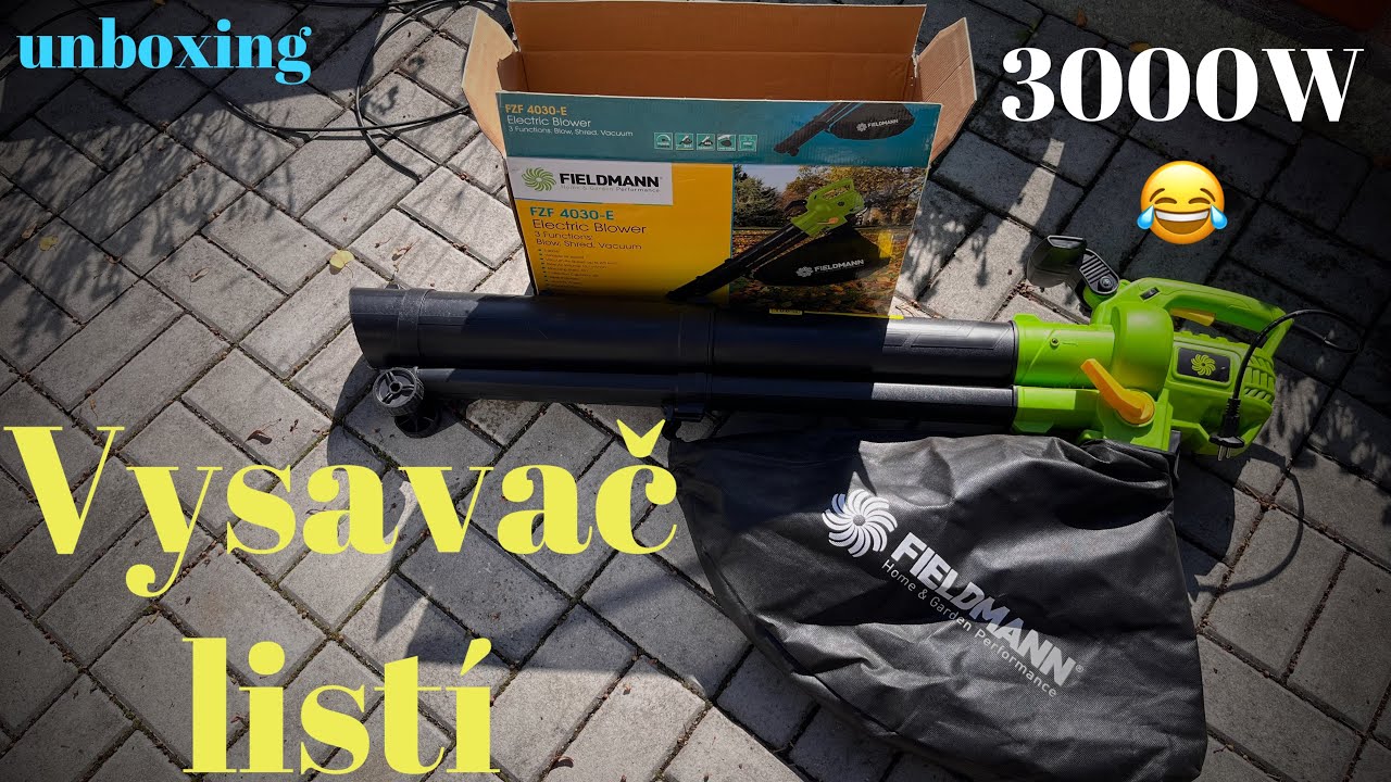Vysavač na listí Fieldmann