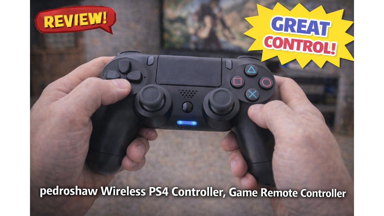 🎮 pedroshaw Wireless PS4 Controller, Game Remote Controller Review 🕹️