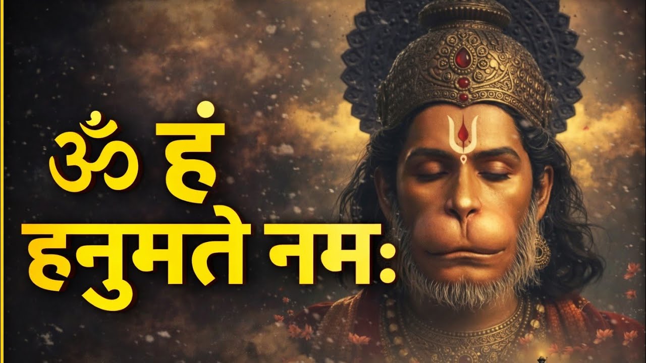 ॐ हं हनुमते नमः | Hanuman Mantra | Om Han Hanumate Namah | 108 Times in 5 Minutes (Fast Chant)
