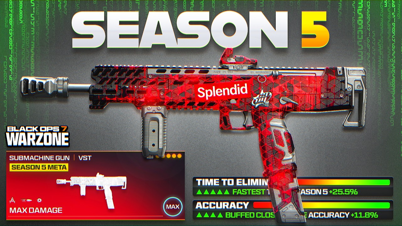 I Built the #1 BEST META SMG in Warzone BO7! (Best Season 5 Meta Loadout for VST)
