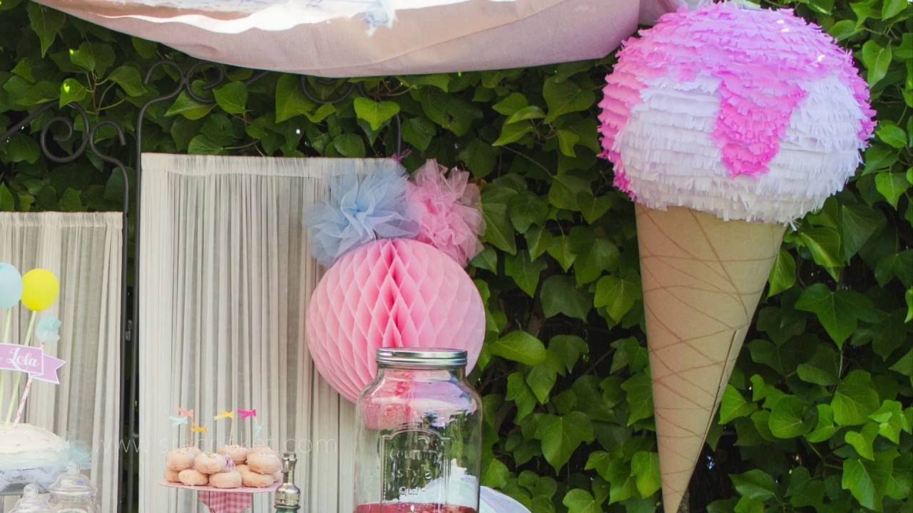 piñata cono helado